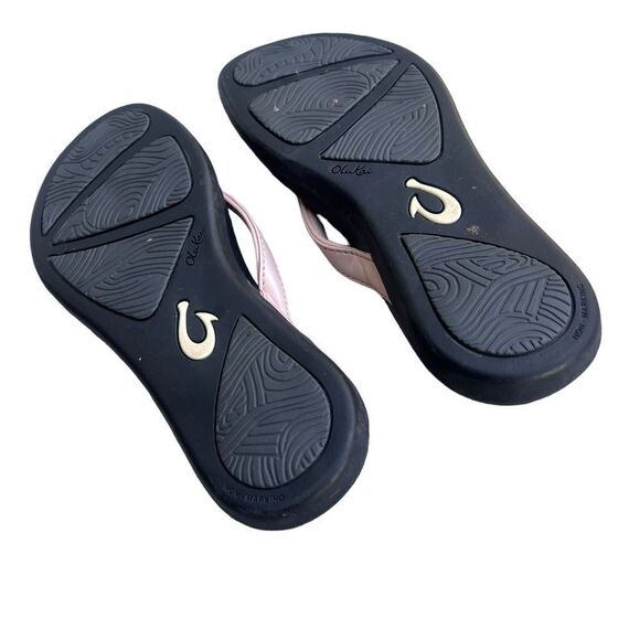 Olukai Ho'opio Flip Flop - Women's in Petal Pink 5 - Picture 6 of 7
